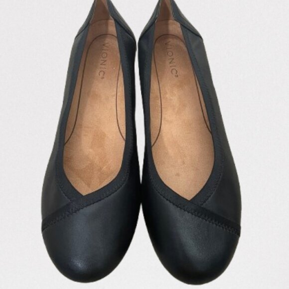 Vionic Black Flats 11 Like New - Picture 2 of 9